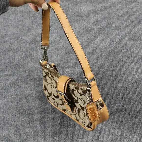 Coach Shoulder Bag Small Mini Vintage 6362 Hampton Y2K Demi Purse Signature